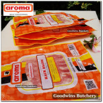 Aroma Bali frozen pork BACON BACK sliced 250g